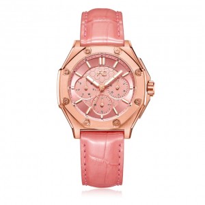 Alexandre Christie AC 9601 Rosegold Pink Leather BFLRGPN